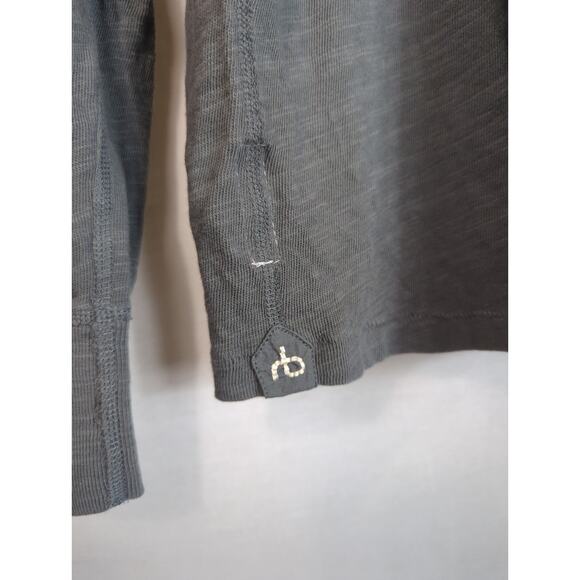 Rag & Bone Classic Henley Long Sleeve Shirt Men's XL Gray - Picture 12 of 12